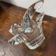 Vide poche hirondelle en cristal