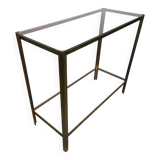 Console laiton verre Broncz