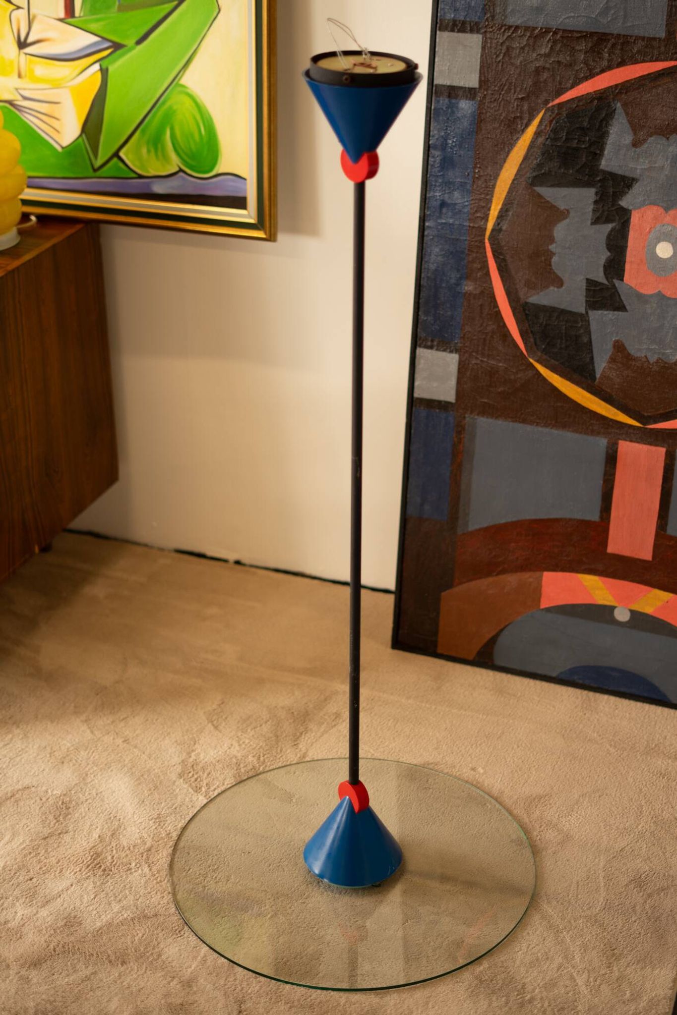 Suspension type Memphis, édition Verre Lumière