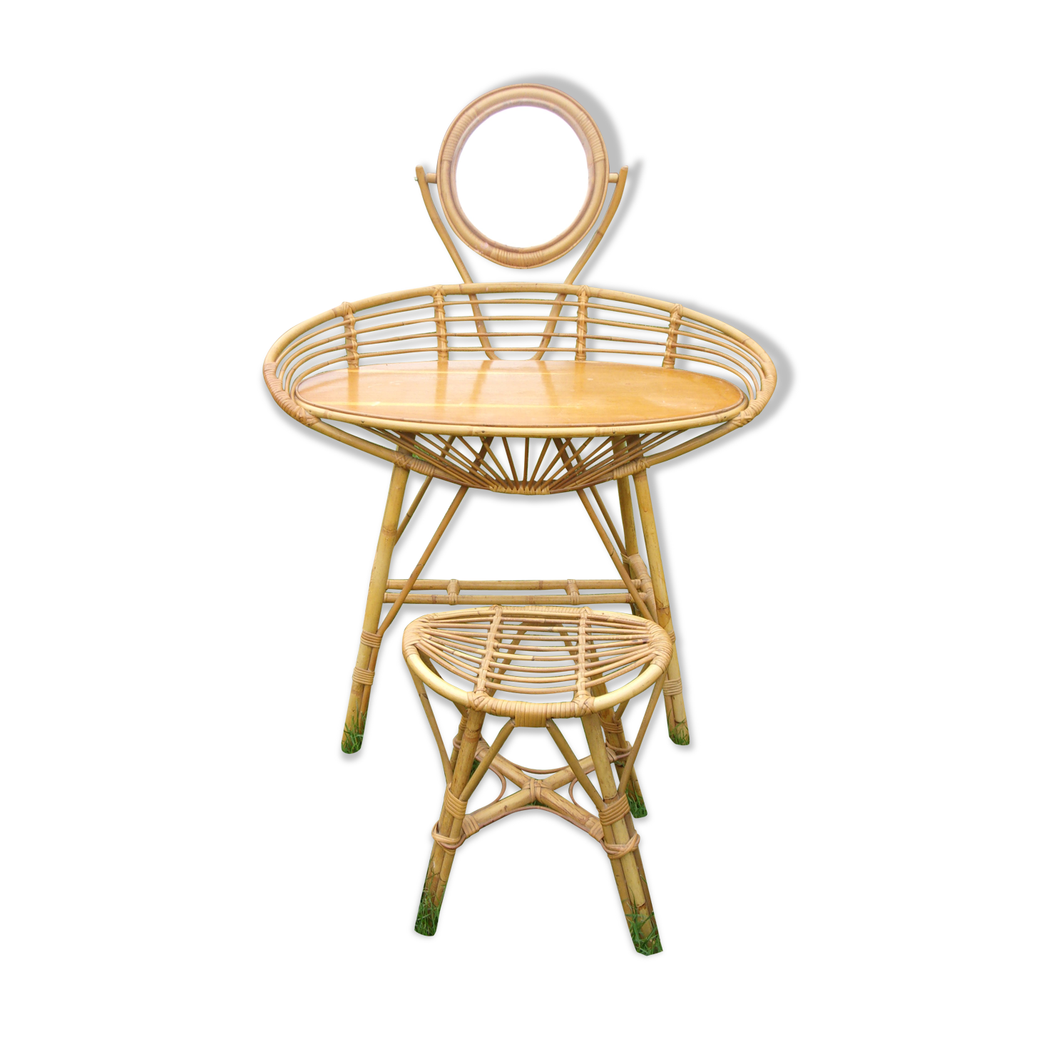 1960 adult rattan design hairdresser