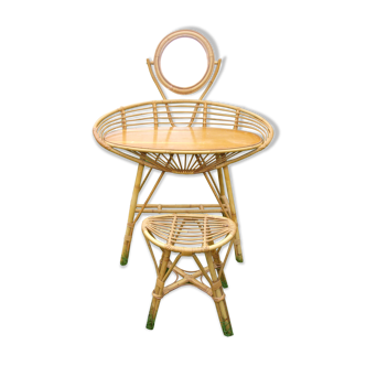 1960 adult rattan design hairdresser