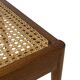 Vintage Teak Chair with Webbing - 1970s Design