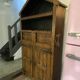 rustic Wabi-Sabi wardrobe in solid beech.