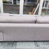 Beige 3-seater sofa, fully renovated.