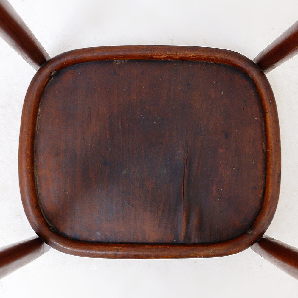 Curved wooden pedestal base - plant stand attributed to Jacob & Josef Kohn, 1890s