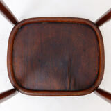 Curved wooden pedestal base - plant stand attributed to Jacob & Josef Kohn, 1890s