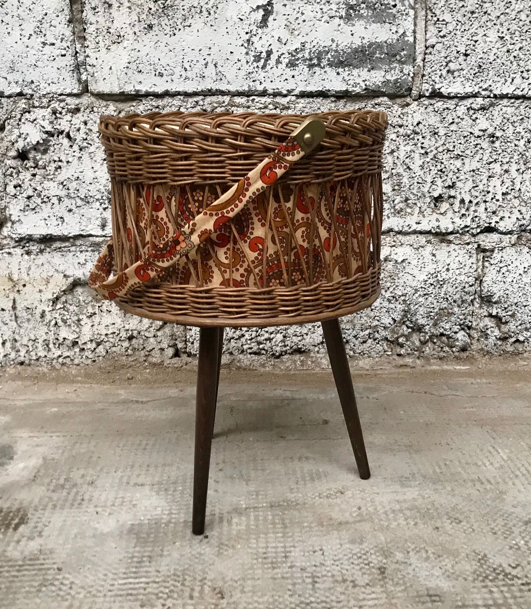 Old sewing basket