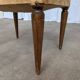 Vintage Gold Fabric Foot stool: Mid-Century Ottoman Tabure, 1970s