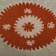 Hand knotted rug, vintage Turkish rug 130x159 cm