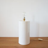 White ceramic lamp stand