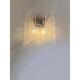Hammered Strips listelli Murano Glass Wall Sconce by Simoeng