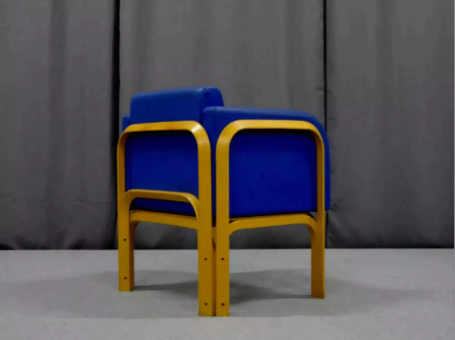 Leather armchair 1970