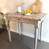 Table de ferme patinée