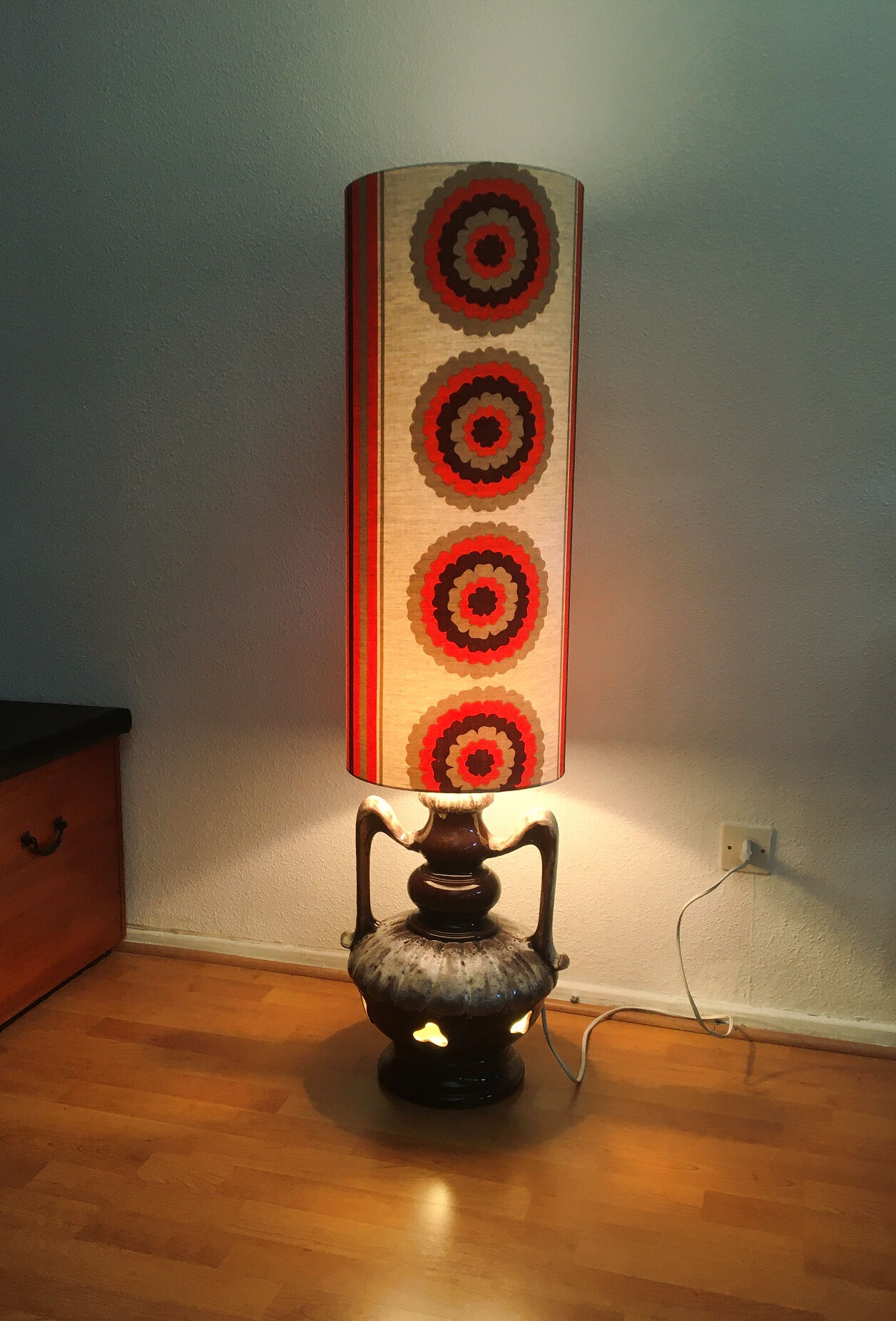 Vintage shogun floor lamp 1970's