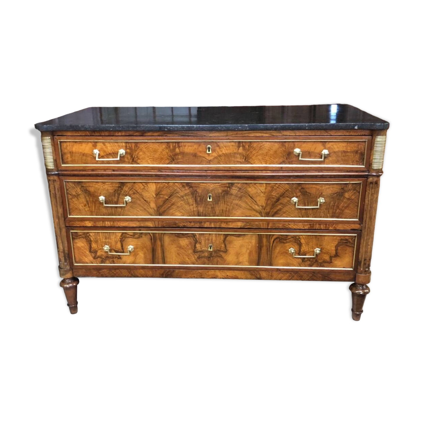Commode louis XVI 18eme acajou
