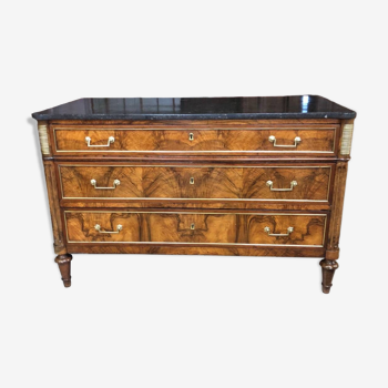 Louis XVI chest of drawers 18th mahogany