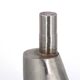 Stainless steel bottle in the style of Philolaos Tloupas.