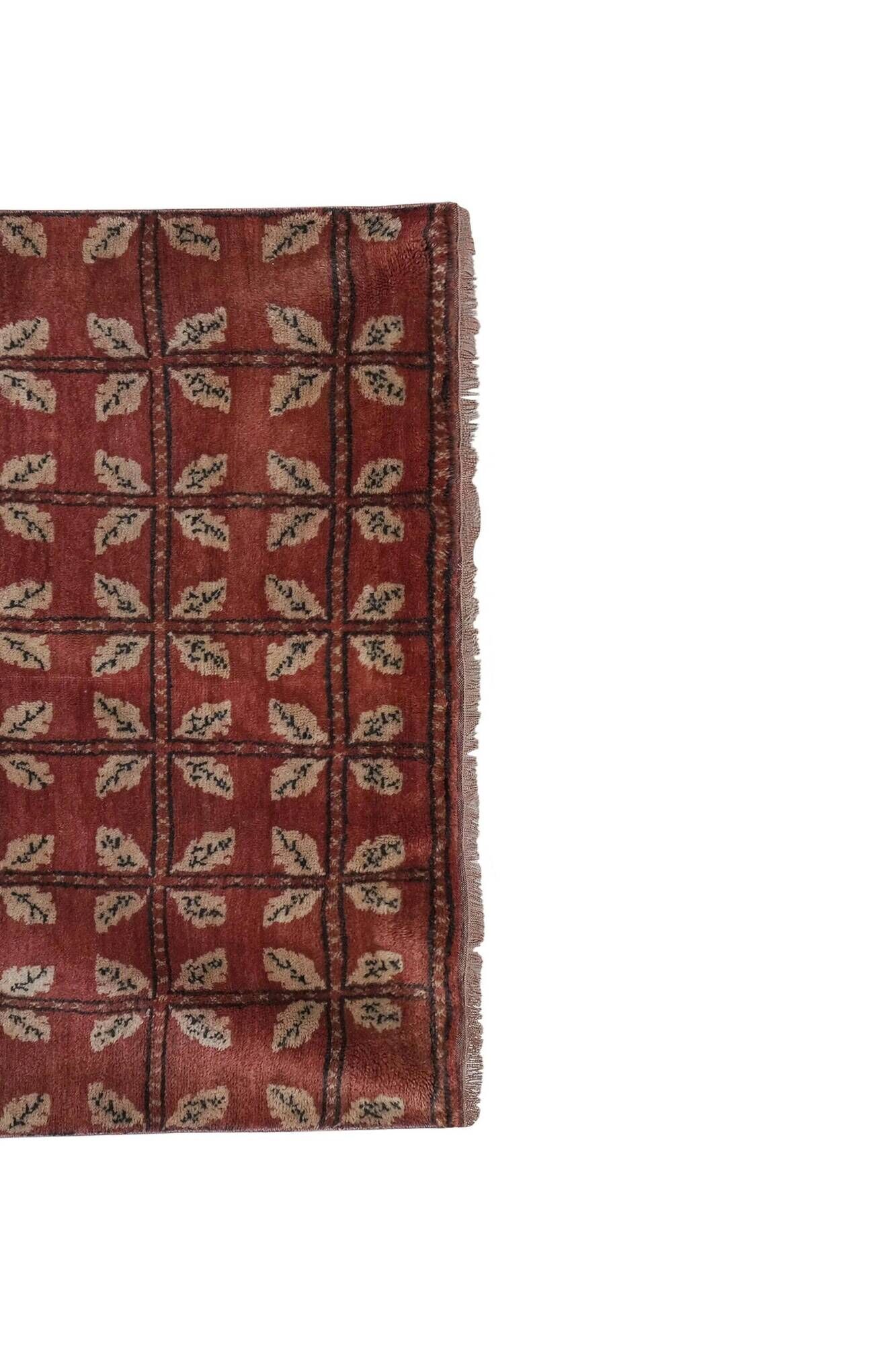 Vintage Turkish handmade rug 142x207 cm