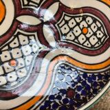 Lot de 8 assiettes argile de Fès