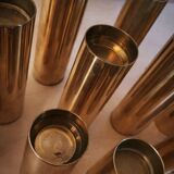 Modular brass candle holders – Design Colseth, Norway, 1960s–70s