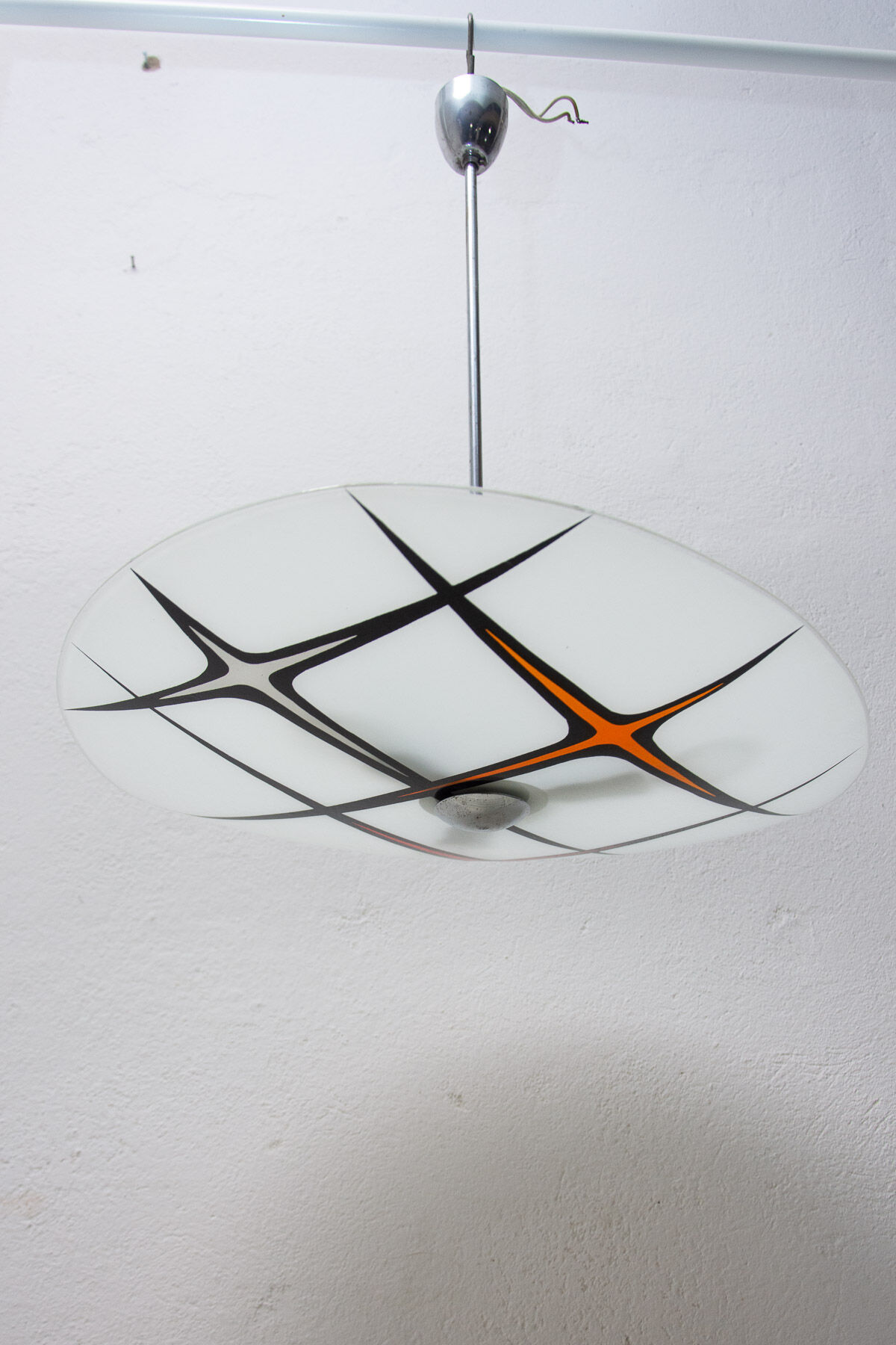 Mid century space age pendant, 1960´s, Czechoslovakia