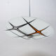Mid century space age pendant, 1960´s, Czechoslovakia