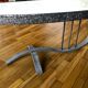 70s wrought iron coffee table