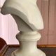 Sculpture en plâtre, buste d’enfant la boudeuse