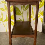 Serving trolley or mobile oak maid, mid-20th century