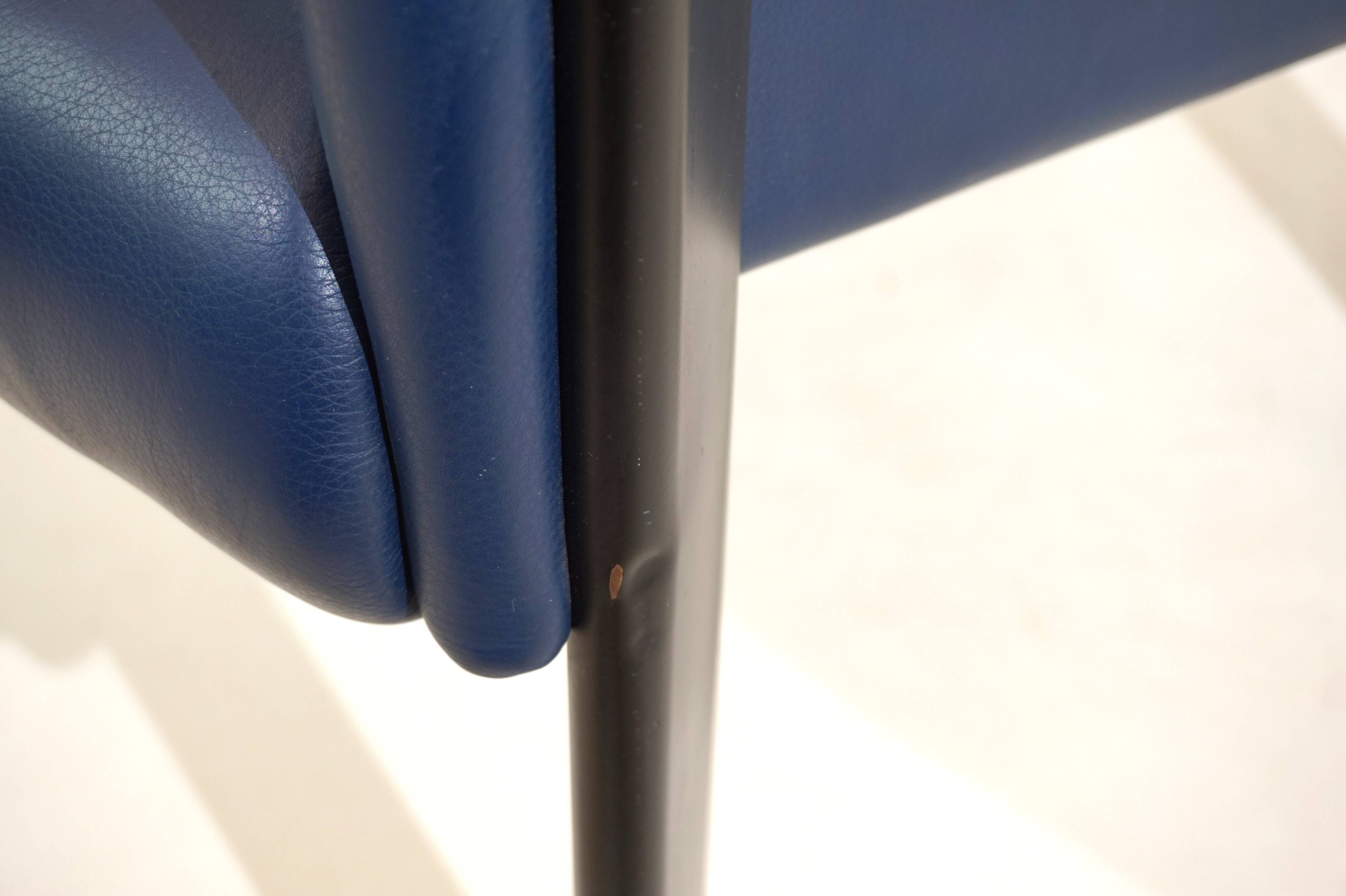 Fauteuil en cuir Poltrona Frau Interlude de Marco Zanuso