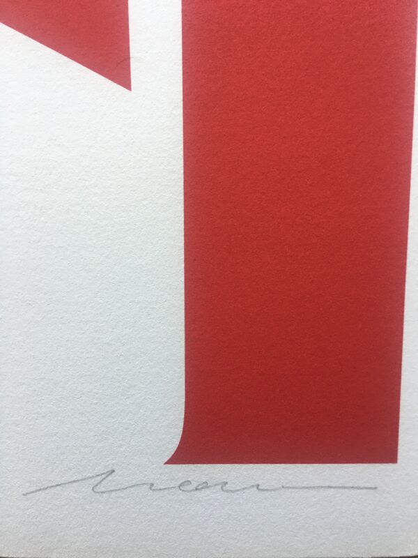 Sérigraphie contemporaine signée