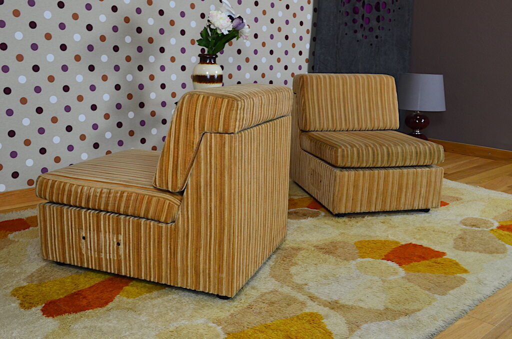 Pair of vintage armchairs 1970s