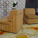 Paire de fauteuils vintage années 1970