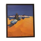 Huile sur Toile (1997) le vieux cyprès, Pascal Etchenic