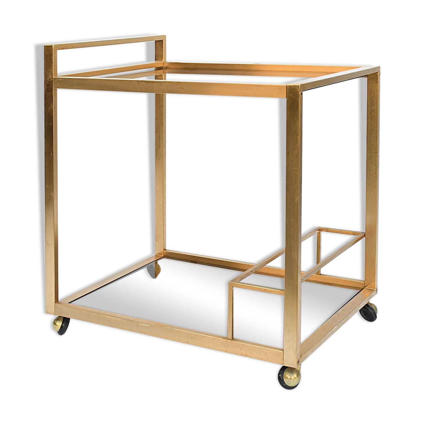 Golden brass dessert table