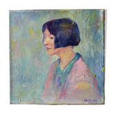 Peinture huile sur toile"La petite chinoise"