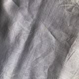 Old linen tablecloth and lilac-tinted silk