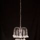 Set of 2 Julia Roberts, Vintage White Murano Chandelier, 1980s