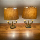 Pair of desk lamps