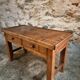 Antique French side table from the 19th century in cherry and oak – circa 1870