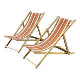 Pair of vintage 70s lounge chairs