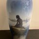 Vase danois en porcelaine, la petite sirène de Royal Copenhagen Langelinie, 1970