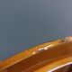 Gien cheese board with wicker straw decor