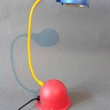 Lampe halogène de bureau Mouvement Memphis Stilplast, Italie 1980.