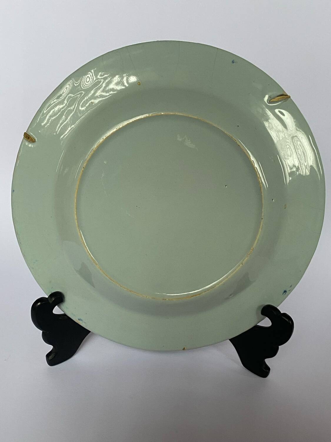 Assiette anglaise polychrome Delft