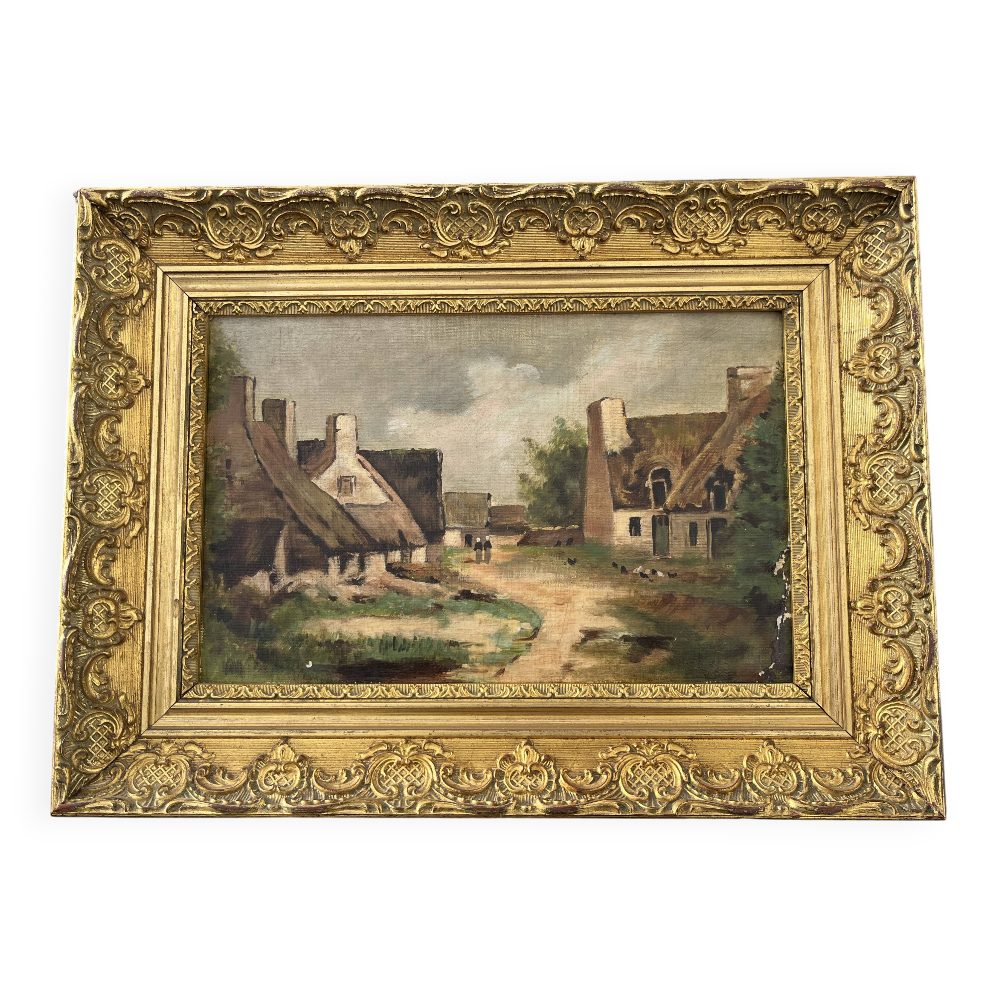 Painting - Rural Landscape Barbizon Style, French School