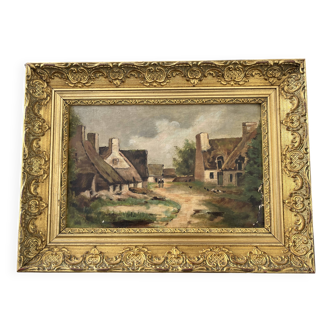 Painting - Rural Landscape Barbizon Style, French School