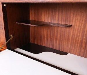 Vintage Dutch design sideboard with asymmetrical layout, 1960s