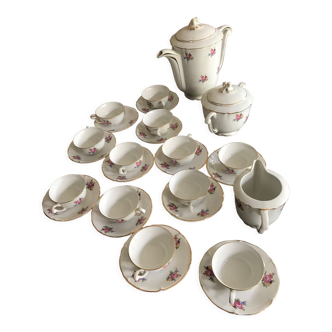 Porcelain coffee set 15 pieces