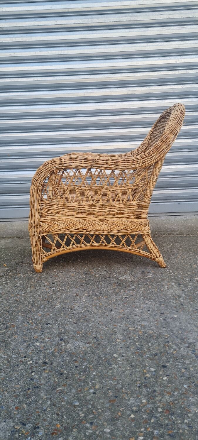 Wicker armchair 1960